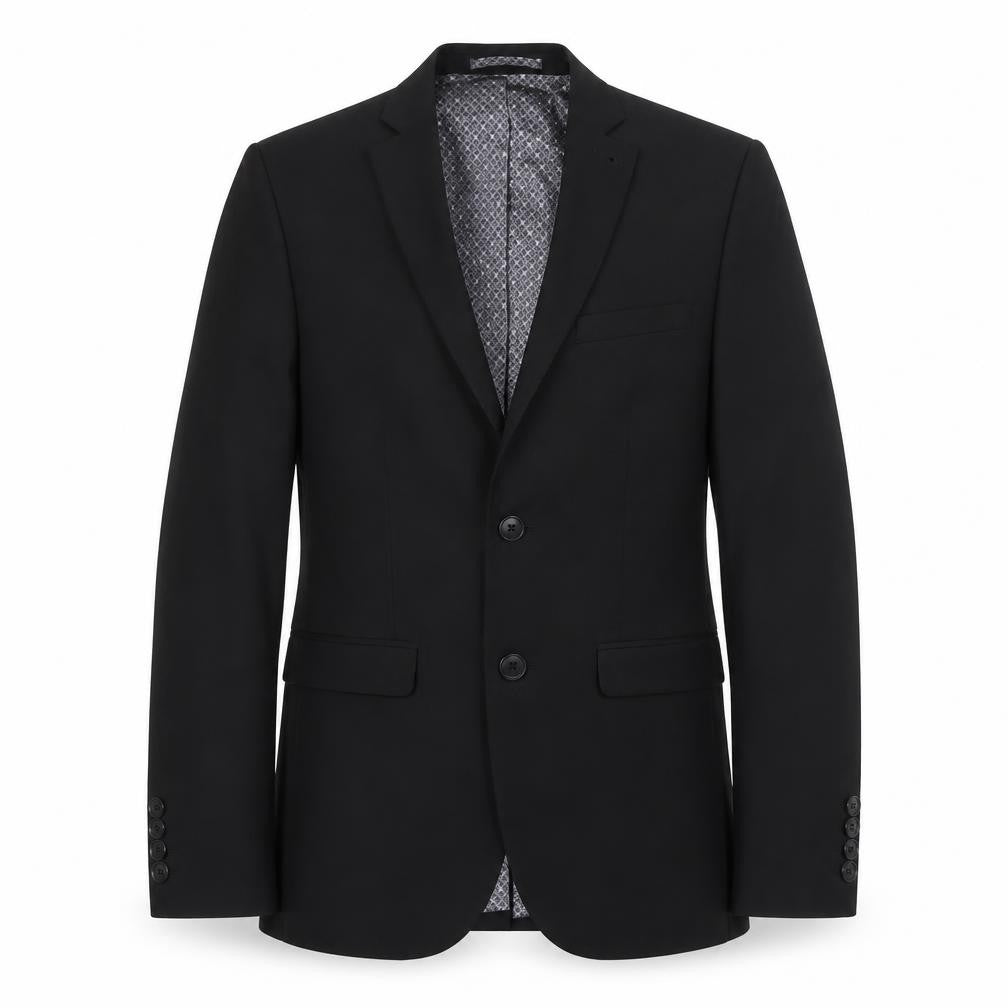 NEXT Mens Black Polyester Jacket Suit Jacket Size 36 Regular