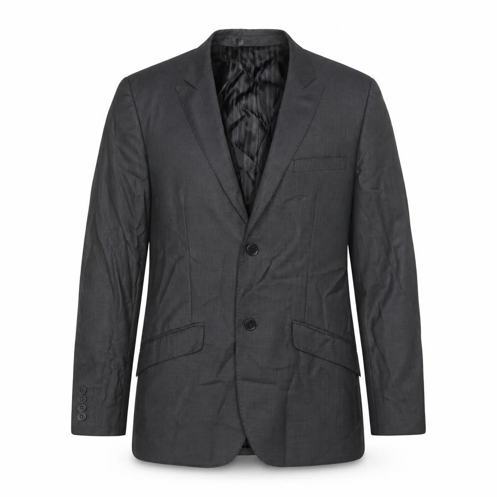 Butler & Webb Butler & Wilson Mens Grey Polyester Jacket Suit Jacket Size 36 Regular