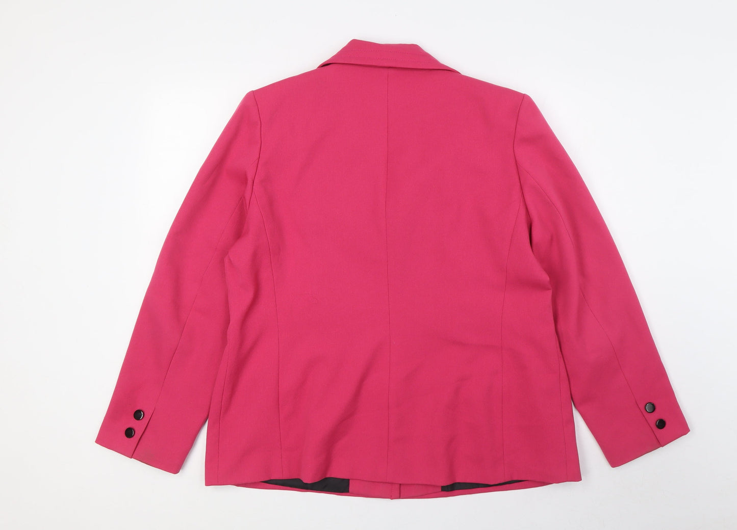 Wardrobe Womens Pink Jacket Size 18 Button
