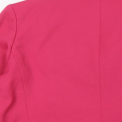Wardrobe Womens Pink Jacket Size 18 Button