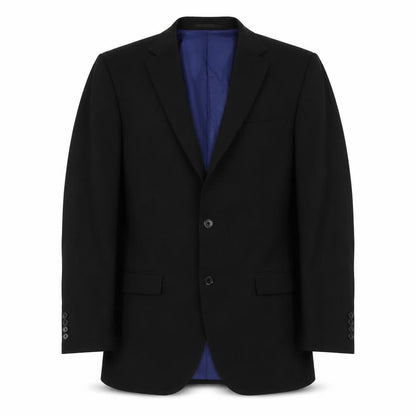 Greenwoods Mens Black Polyester Jacket Suit Jacket Size 40 Big & Tall