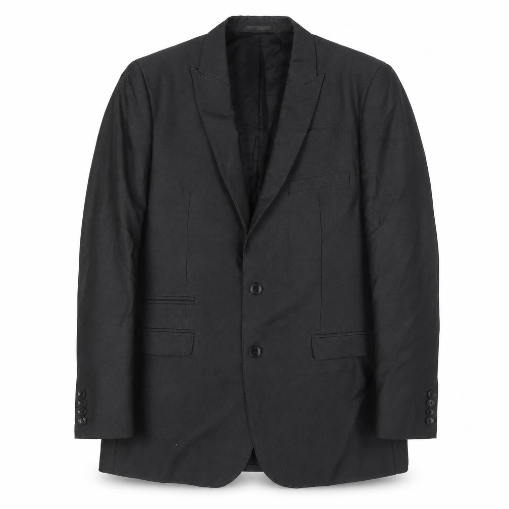 OneSixFive Mens Grey Polyester Jacket Suit Jacket Size 42 Big & Tall