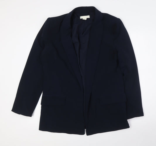 H&M Womens Blue Jacket Size 12