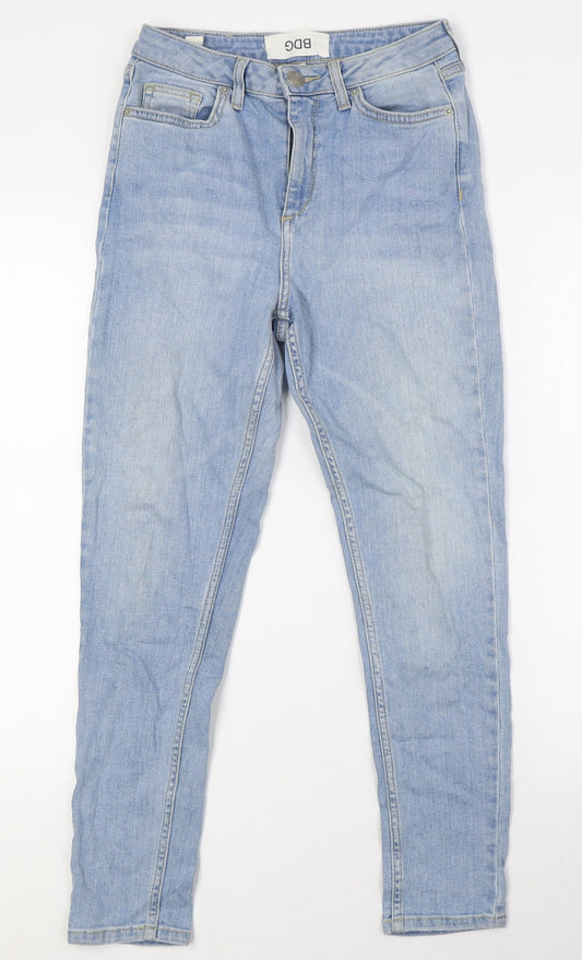 BDG Womens Blue Cotton Mom Jeans Size 26 in L26 in Regular Button