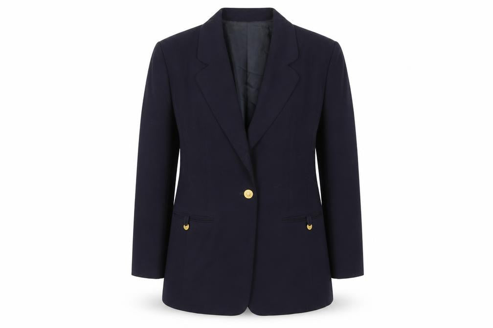Separa Womens Blue Jacket Blazer Size 14 Button - Vintage
