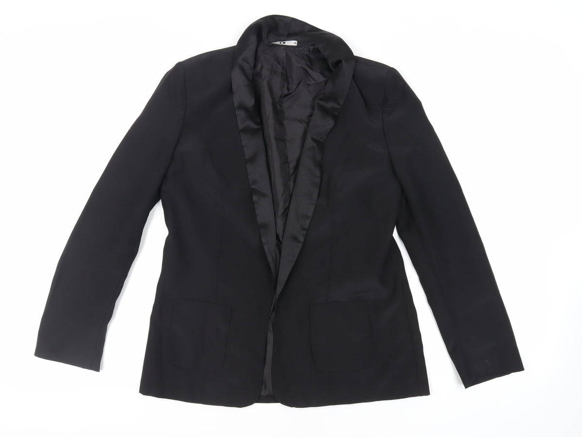 Miso Womens Black Jacket Blazer Size 10 - Open