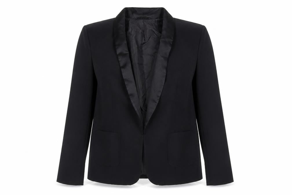Miso Womens Black Jacket Blazer Size 10 - Open