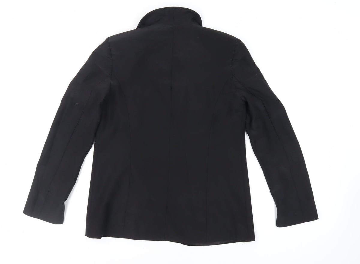 Miso Womens Black Jacket Blazer Size 10 - Open