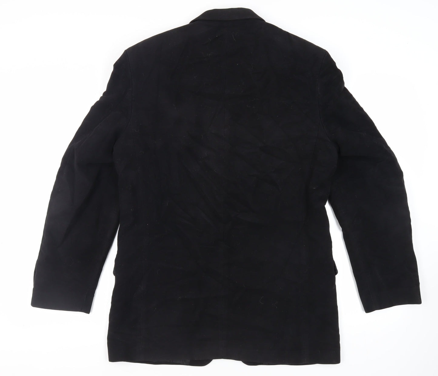 Burton Mens Black Cotton Jacket Blazer Size 40 Regular
