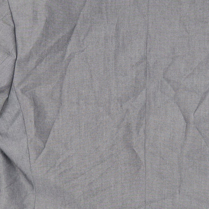Brand and care label for Red Herring men’s grey polyester jacket suit jacket, size 42, regular