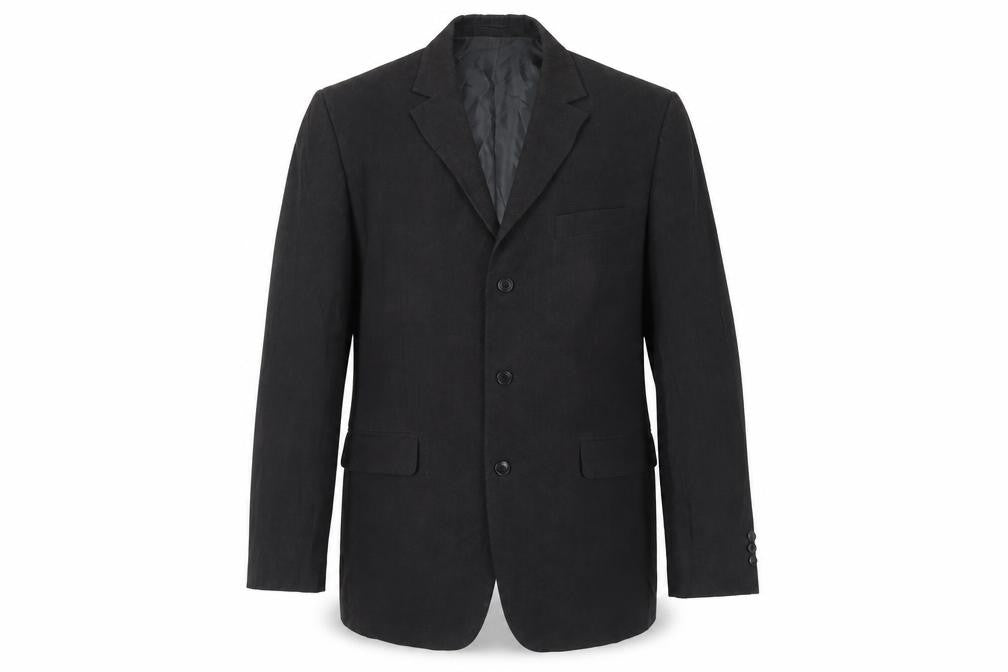 Marks & Spencer Mens Black Polyester Jacket Blazer Size 40 Regular