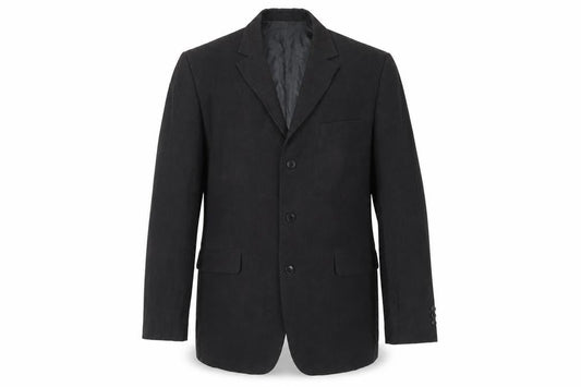 Marks & Spencer Mens Black Polyester Jacket Blazer Size 40 Regular