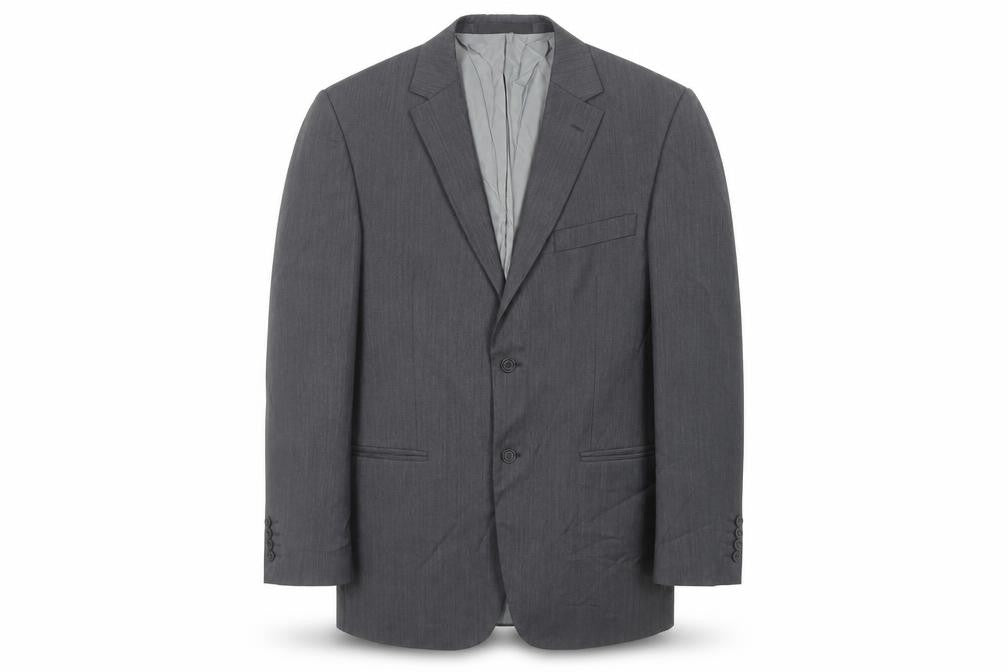 Marks & Spencer Mens Grey Wool Jacket Suit Jacket Size 40 Regular