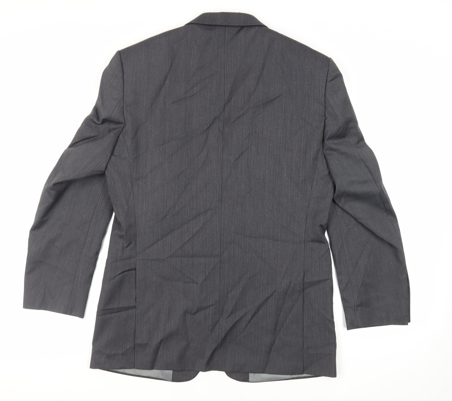 Marks and Spencer Mens Grey Wool Jacket Suit Jacket Size 40 Regular