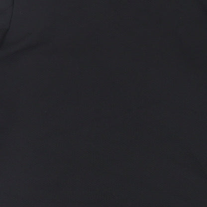 H&M Womens Black Overcoat Coat Size 10 - Open