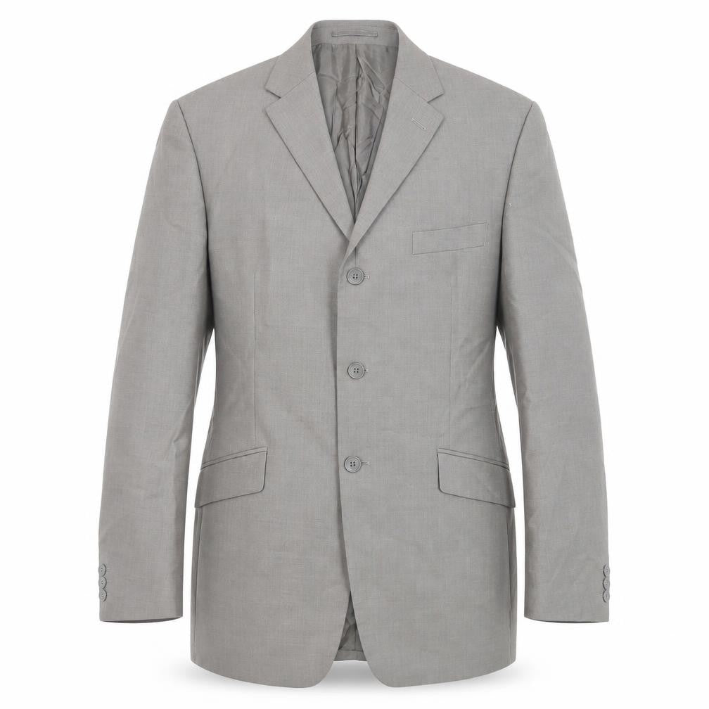 Burton Mens Grey Wool Jacket Suit Jacket Size 40 Regular