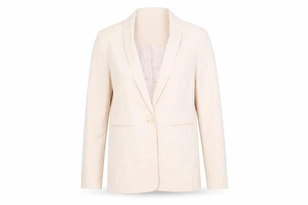 Topshop Womens Pink Jacket Blazer Size 6 Button
