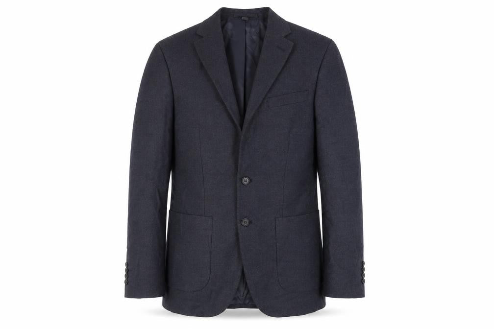 Marks & Spencer Mens Blue Polyester Jacket Suit Jacket Size 38 Regular