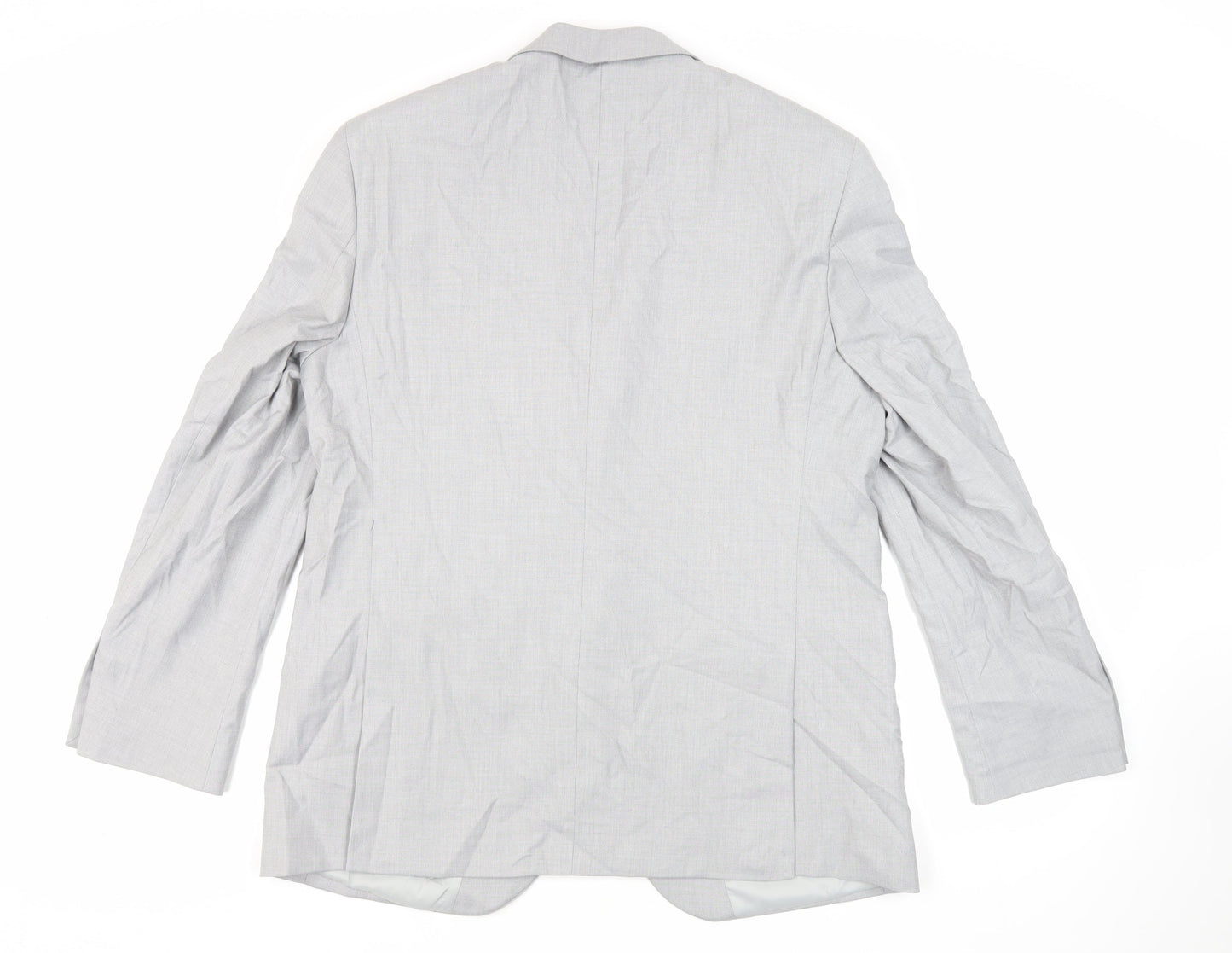 Marks and Spencer Mens Grey Polyester Jacket Suit Jacket Size 42 Regular