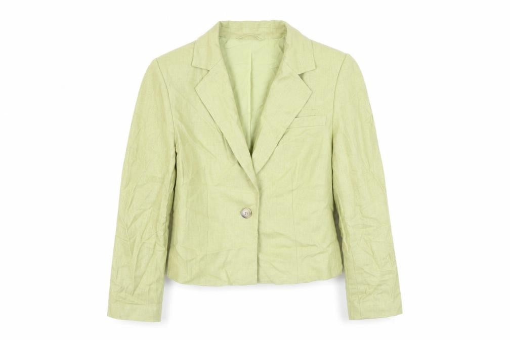 Marks and Spencer Womens Green Jacket Blazer Size 12 Button