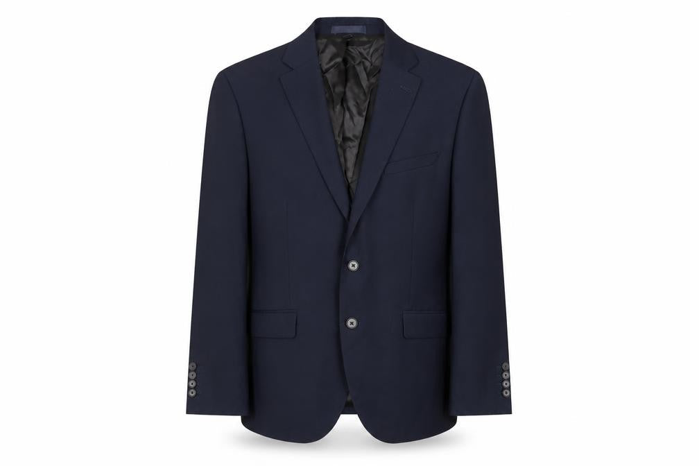 Marks & Spencer Mens Blue Wool Jacket Suit Jacket Size 40 Regular