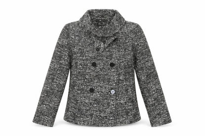 H&M Womens Grey Jacket Blazer Size 10 Button