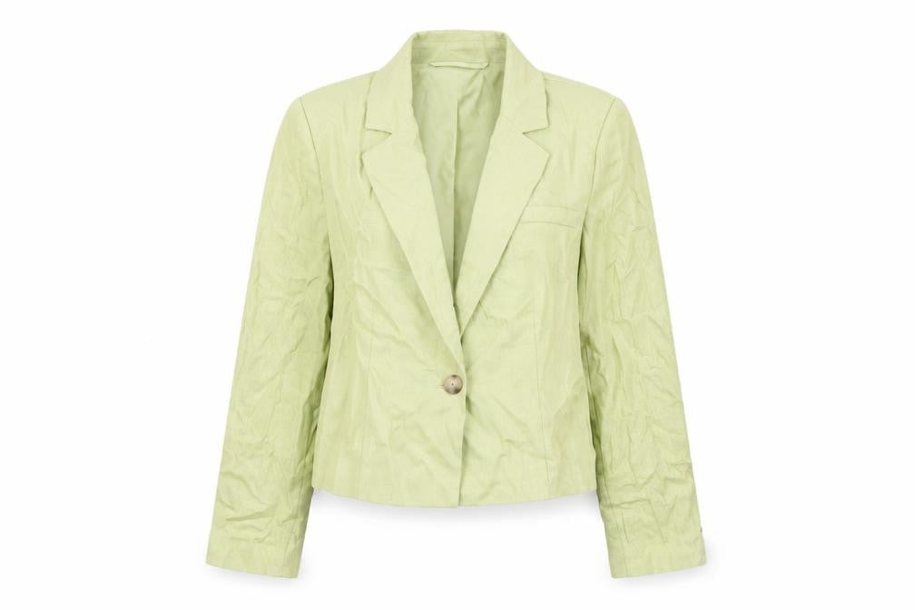 Marks & Spencer Womens Green Jacket Blazer Size 14 Button