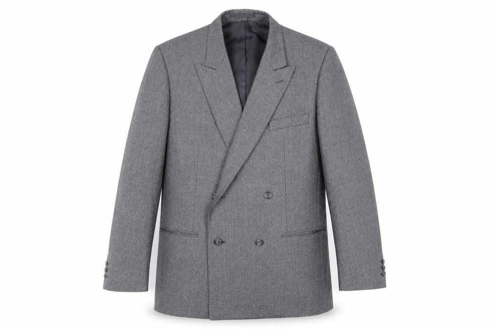 Club Member Mens Grey Polyester Jacket Suit Jacket Size 44 Regular
