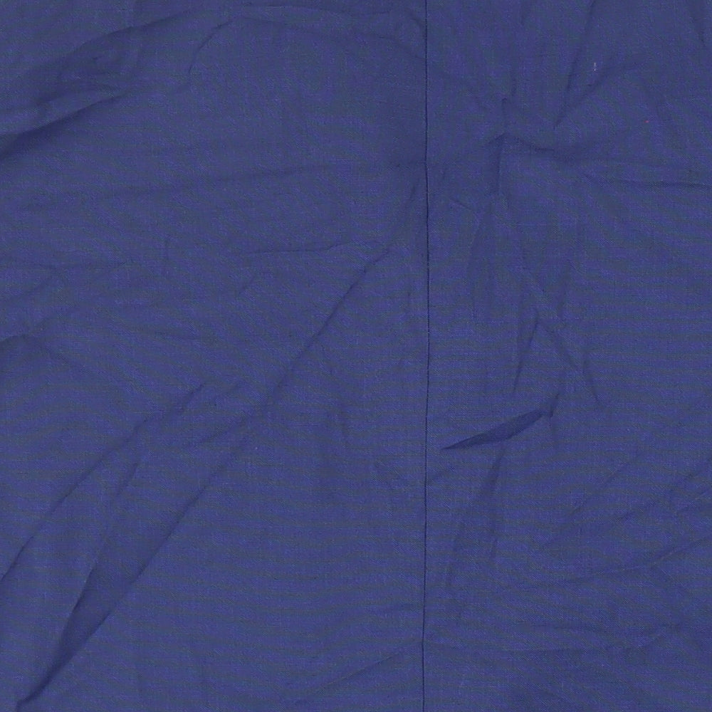 Marks and Spencer Mens Blue Polyester Jacket Suit Jacket Size 46 Regular