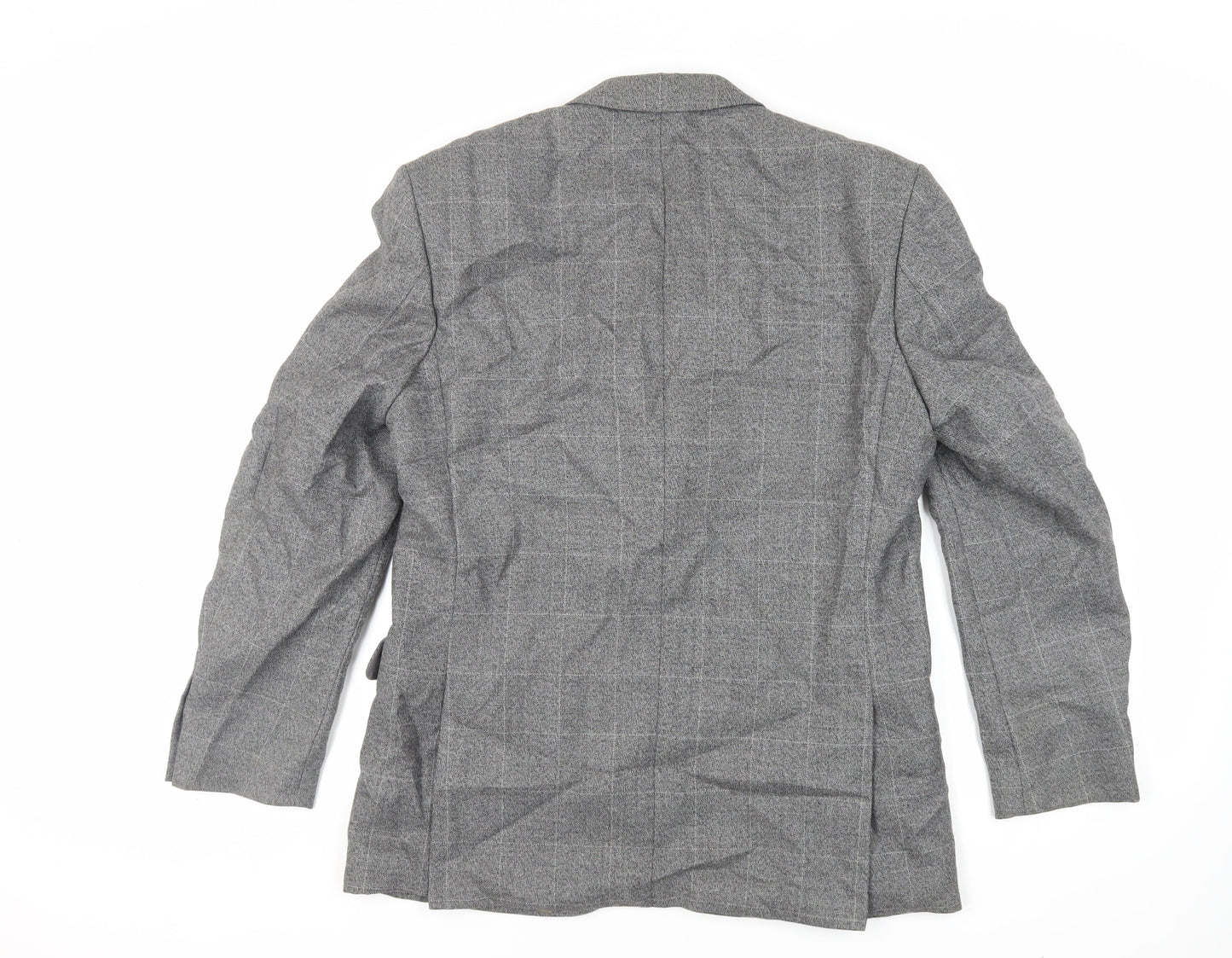 Skopes Mens Grey Polyester Jacket Suit Jacket Size 40 Regular