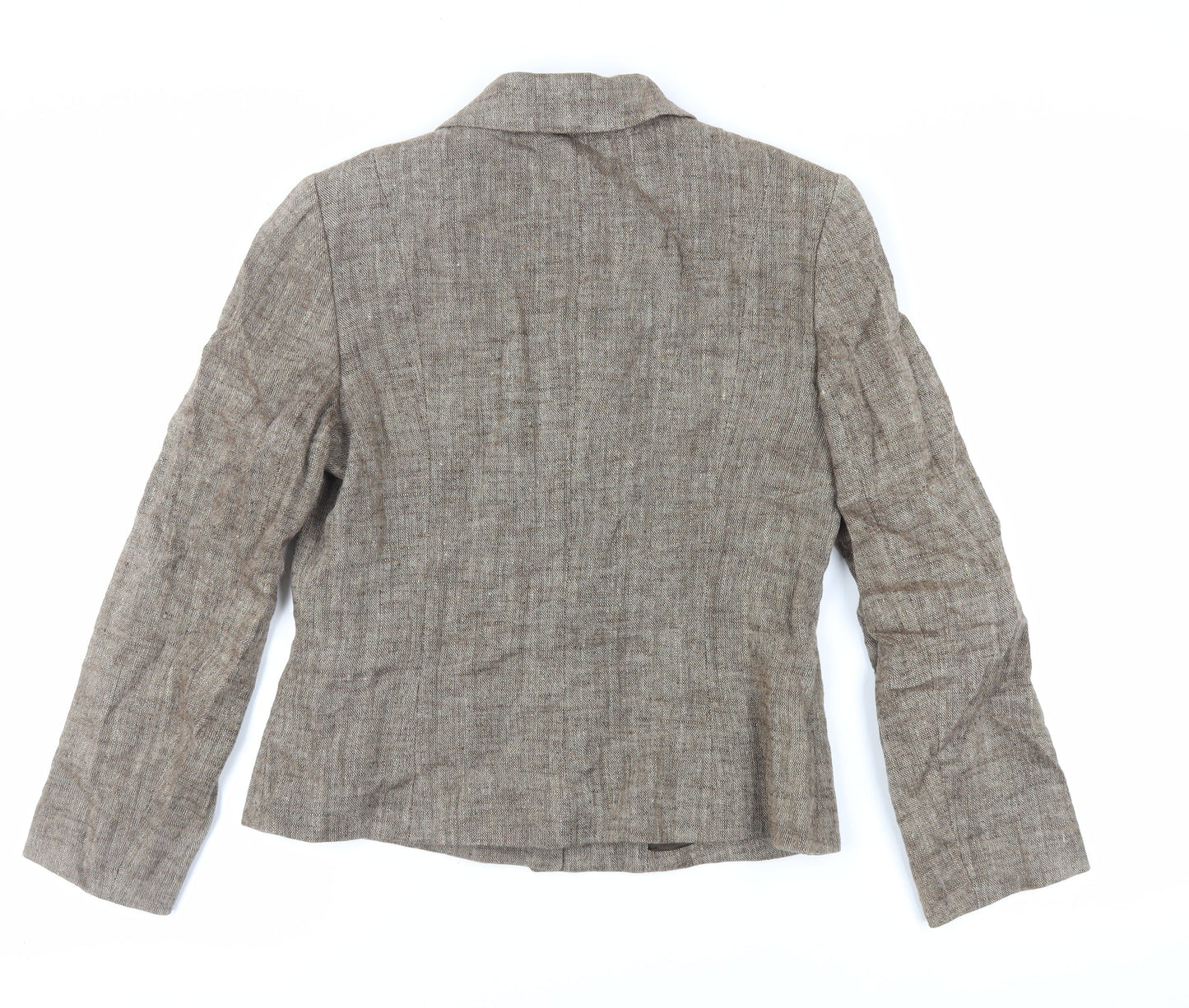 Alex & Co Womens Beige Jacket Blazer Size 10 Button