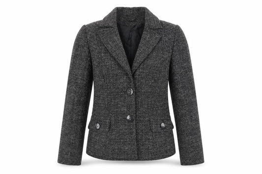 Debenhams Womens Grey Jacket Blazer Size 10 Button