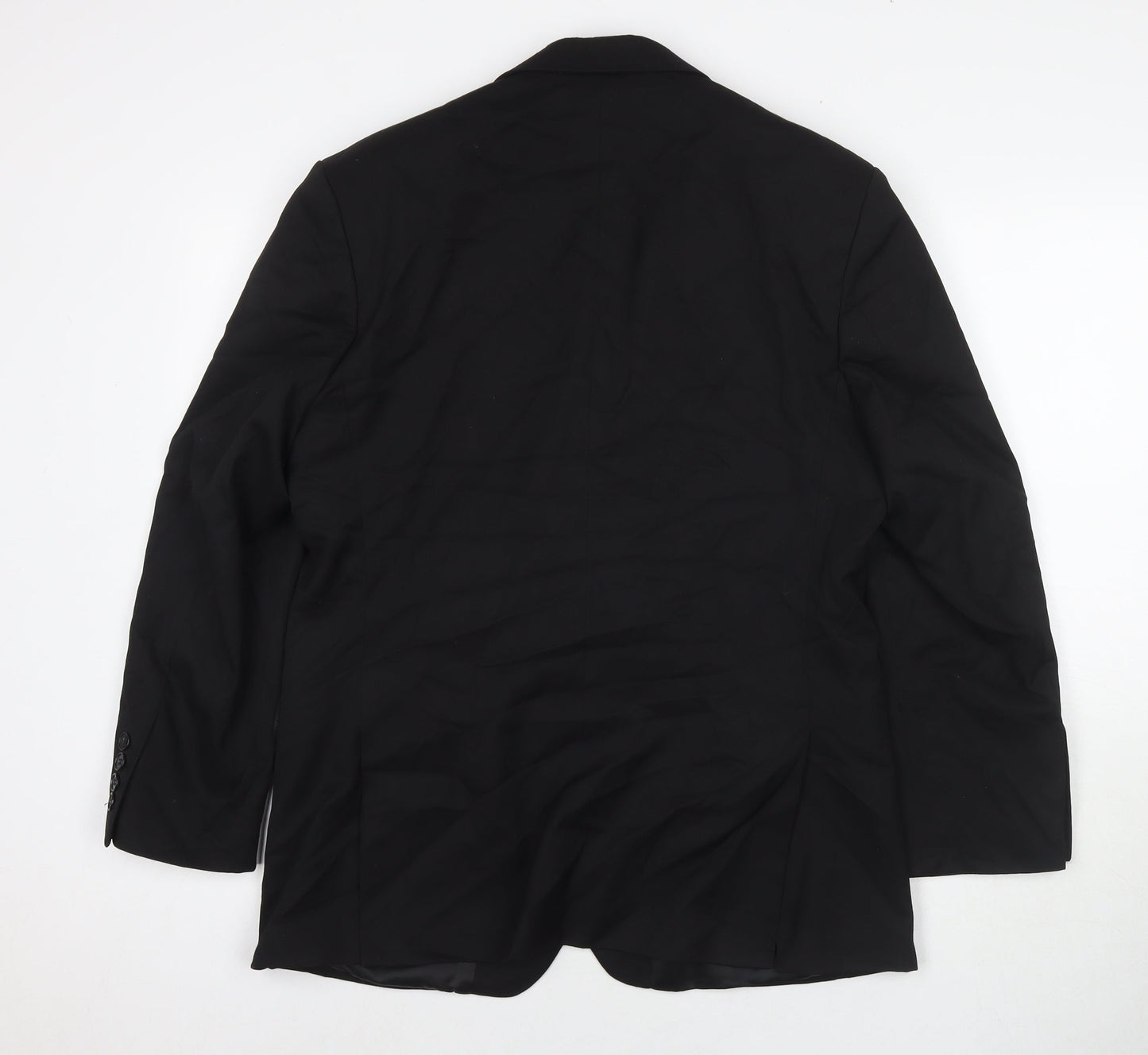 Burton Mens Black Polyester Jacket Suit Jacket Size 40 Regular