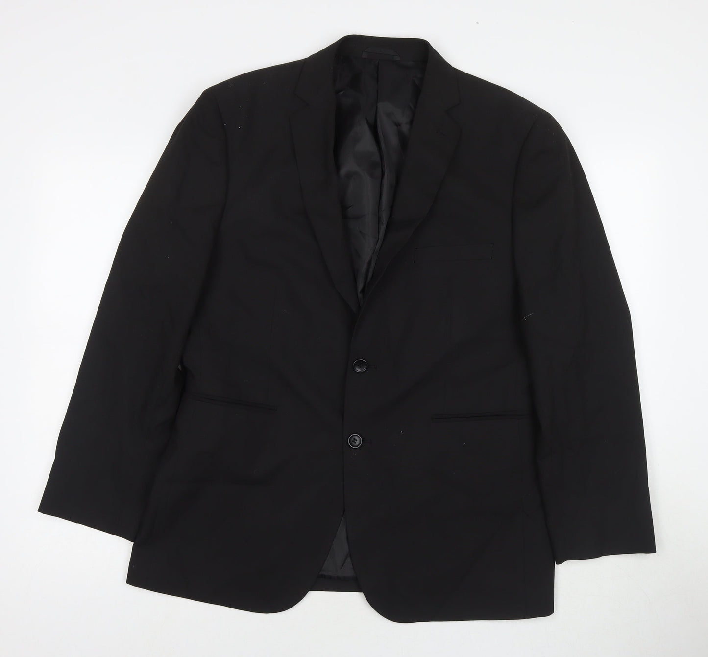 Burton Mens Black Polyester Jacket Suit Jacket Size 40 Regular