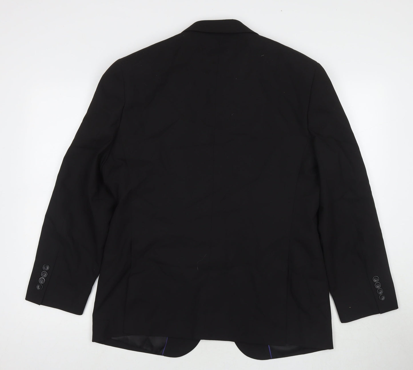 Burton Mens Black Polyester Jacket Suit Jacket Size 40 Regular