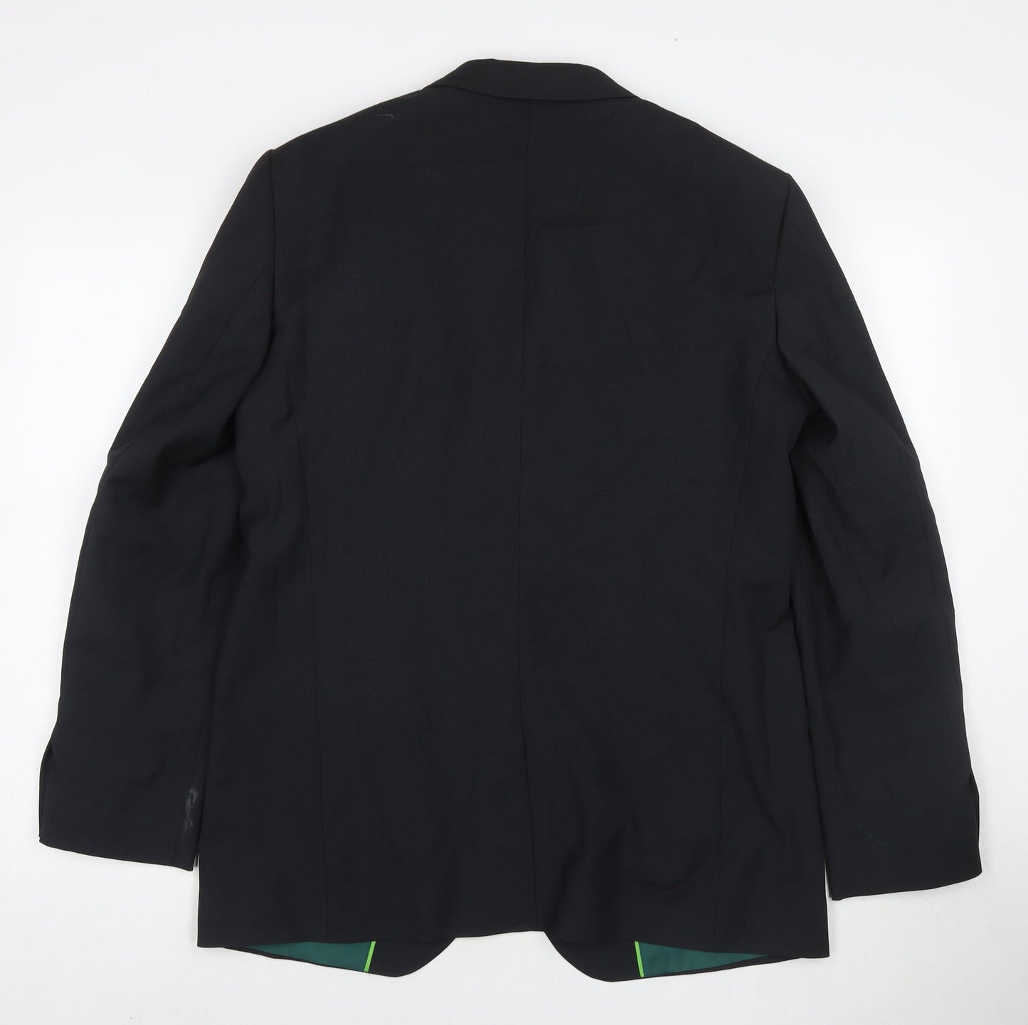 Dimensions Mens Black Polyester Jacket Suit Jacket Size 40 Regular