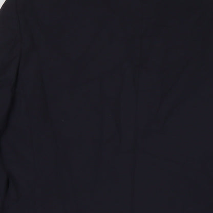 Next Mens Blue Polyester Jacket Suit Jacket Size 40 Regular