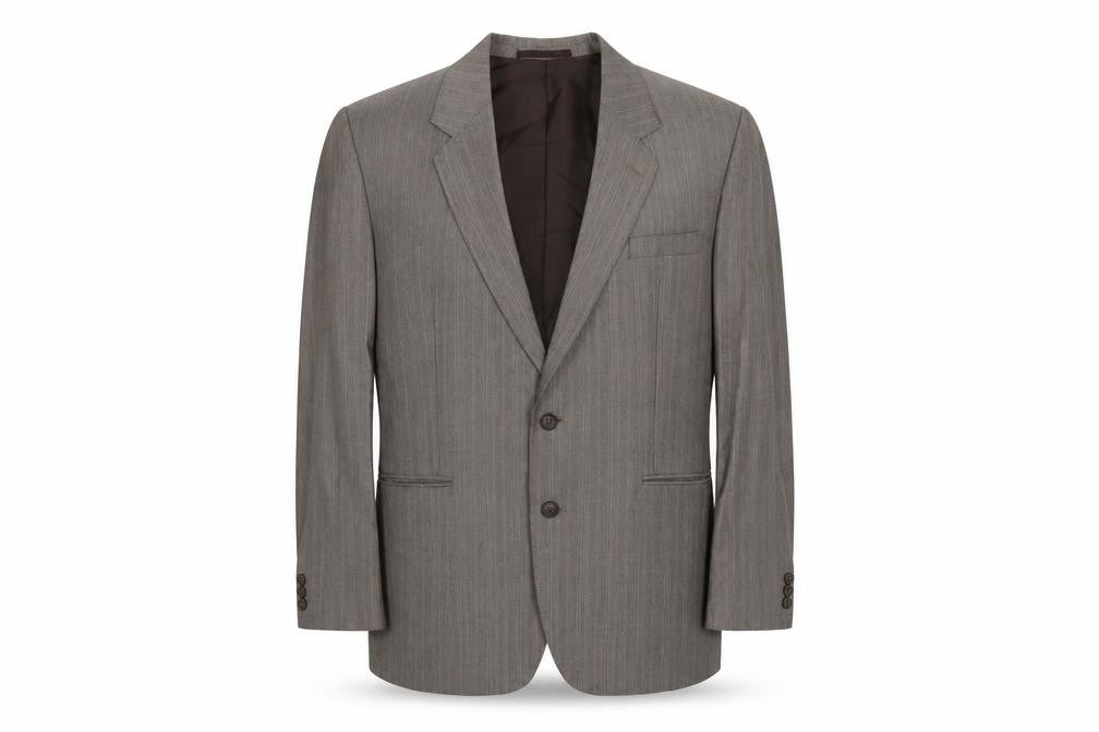 C&A Mens Brown Wool Jacket Suit Jacket Size 44 Regular