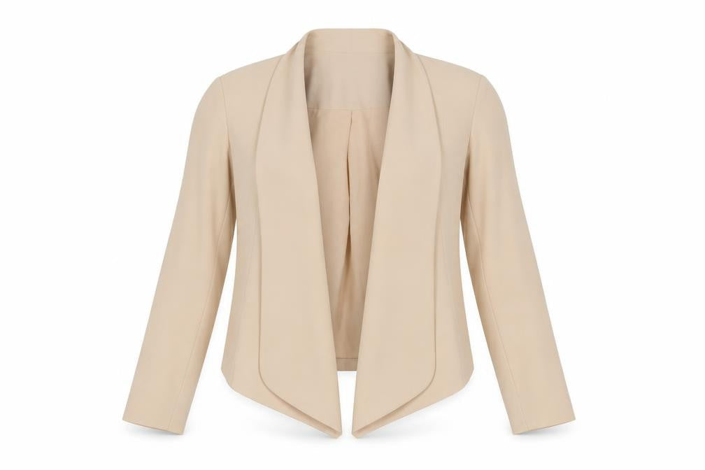 Topshop Womens Beige Jacket Blazer Size 8