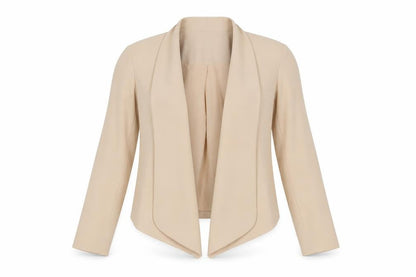 Topshop Womens Beige Jacket Blazer Size 8