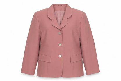 Report Womens Pink Jacket Blazer Size 18 Button