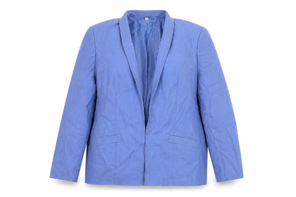 EWM Womens Blue Jacket Blazer Size 14