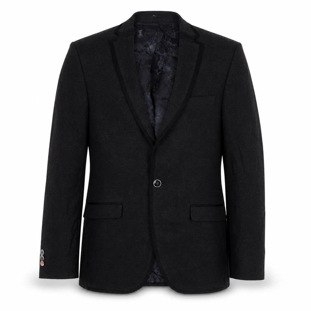 REMUS Mens Grey Polyester Jacket Suit Jacket Size 40 Regular