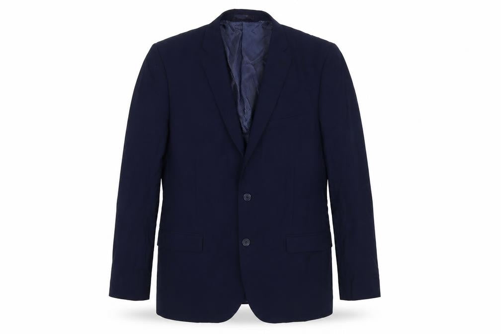Marks & Spencer Mens Blue Wool Jacket Suit Jacket Size 42 Regular