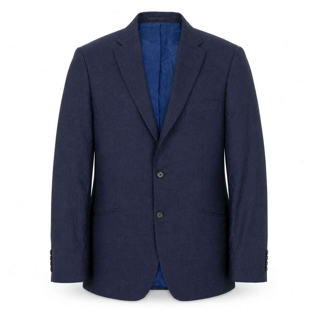 Marks & Spencer Mens Blue Wool Jacket Suit Jacket Size 40 Regular