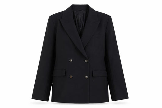 Marks & Spencer Womens Black Polyester Jacket Suit Jacket Size 10