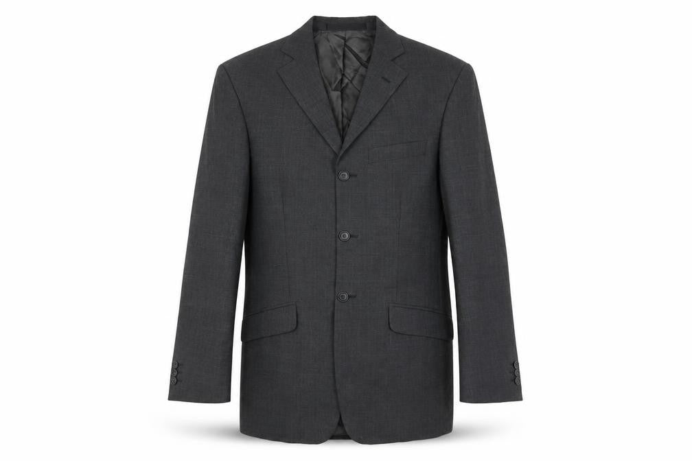 Marks & Spencer Mens Grey Polyester Jacket Suit Jacket Size 36 Regular