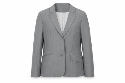 Next Womens Grey Striped Polyester Jacket Suit Jacket Size 14