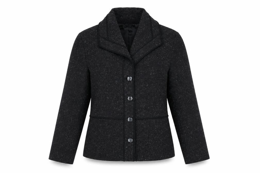 Gabler Womens Black Jacket Size 12 Button