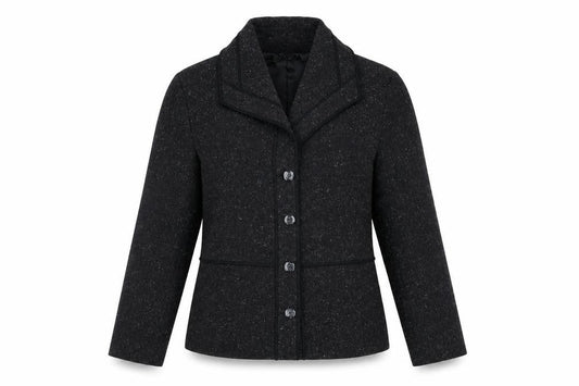 Gabler Womens Black Jacket Size 12 Button